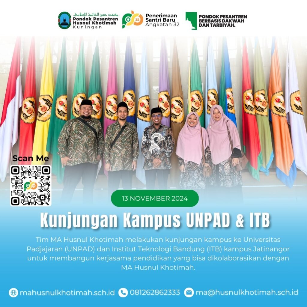 MA Husnul Khotimah Tingkatkan Kualitas Pendidikan Lewat Kunjungan ke ITB dan UNPAD